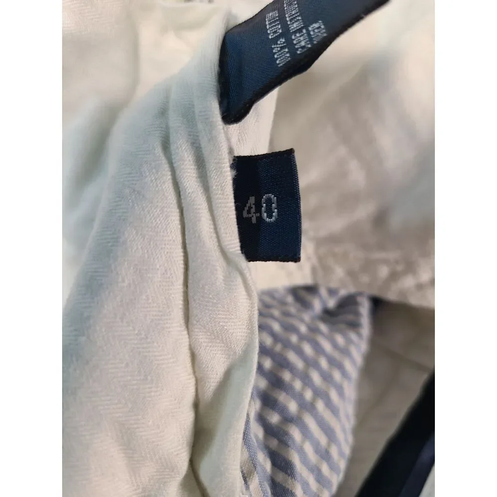 Polo Ralph Lauren‎ Shorts Mens 40 Seersucker Chino Striped Vintage Golf Casual